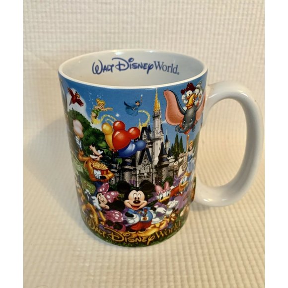 Pixar Disney Parks Walt Disney World Storybook GRANDPA Coffee Mickey Lilo Stitch - Picture 12 of 12
